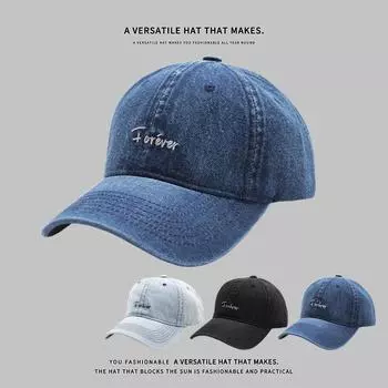 Головные уборы Мужские и женские джинсовые бейсболки Весна Лето Осень Модные тенденции Отдых на природе Спорт Кепка-тени adjustable size 55-58CM head circumference