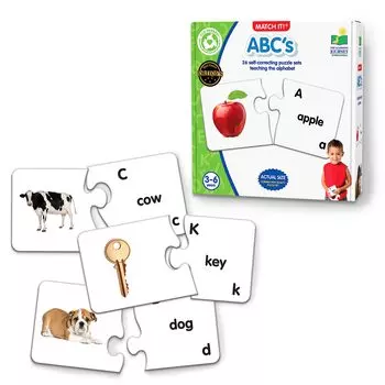 Головоломка «Английский алфавит для малышей» Learning Journey Match 743874 Оригинальный продукт It! ABC-ы