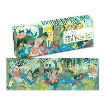 Головоломка DJECO Gallery River Party из 350 деталей, пазл для детей 7 лет, начальная школа, развивающая игрушка, стильная DJ07618