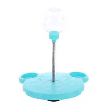 Головоломка для домашних животных, игрушка-мяч с протечкой, имитация интерактивной охоты, скука, медленная игрушка для кошек, игрушка с кошачьей мятой S3L8 Blue-One size