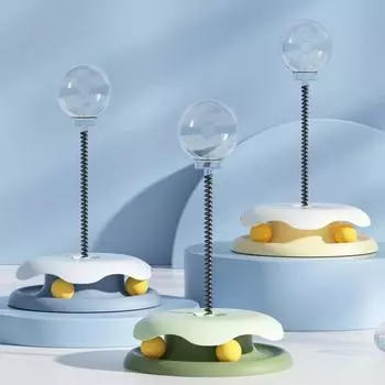 Головоломка для домашних животных, протекающий шарик, игрушка для кошек и собак, интерактивное лакомство, протекающая игрушка, кошачья мята, медленная кормушка для кошек и собак, забавные товары для домашних животных, аксессуары синий