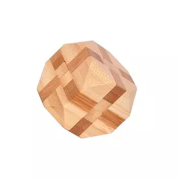 Головоломка Интеллектуальная игрушка Блокировка Образовательные аксессуары Сладкий подарок для взрослых Подарок на день рождения из бамбука