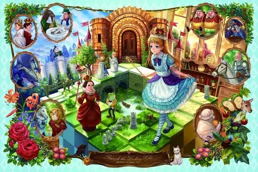 Головоломка из 1000 деталей Aim Puzzle Master Alice Through the Looking Glass (Фантастическое искусство) (50x75cm)