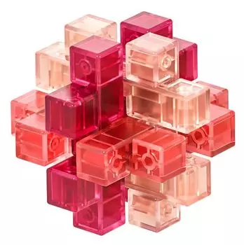 Головоломка Kancharo Crystal Kongming с инструкцией на японском языке, уровень формы (Уровень сложности 5, замок)