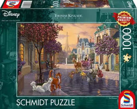 Головоломка «Коты-аристократы» Erwachsenenpuzzle Thomas Kinkade Collection Teile Disney, 1.000 Teile: 1.000