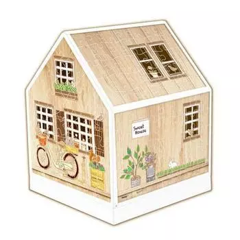 Головоломка Love Tree Hut House LED Трехмерная головоломка + светодиодный сенсорный шар PO208 R1005 Корея 3d головоломка