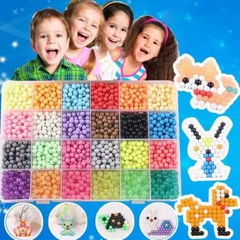 Головоломка на день рождения, самодельные бусины, перфорированная доска, набор игрушек, подарочные бусины, милый ребенок