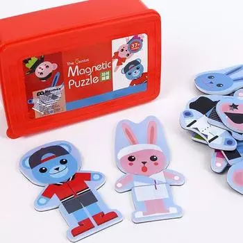 Головоломка-наряд для куклы Genius Magnetic / Магнитная головоломка Magnet Play