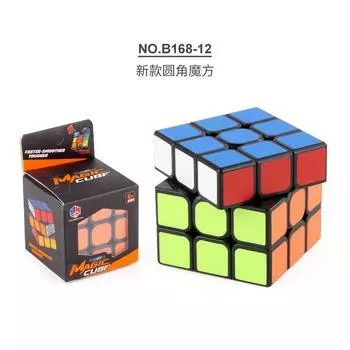 Головоломка «Наука и образование» Игрушка-кубик Рубика 5,7 см Кубик Рубика третьего порядка Эластичный закругленный угол Плавное вращение Кубик Рубика положительного порядка