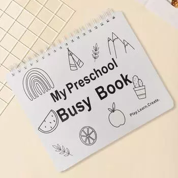 Головоломка Обучающие Занятия Руководство Малыша Образование Рабочая Тетрадь Моя Дошкольная Занятая Книга Просвещение белый