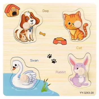 Головоломка Oz Toy Board Top Puzzle Animal C, популярные корейские головоломки