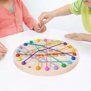 Головоломка «Распутывание веревки», головоломка, обучающая интерактивная игрушка «Развязать узел», доска