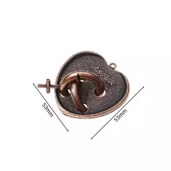 Головоломка Разблокировка Игрушка 3D Пазл Замок Лубань Замок Лубань Игрушка-Пазл Дети и Взрослые 2