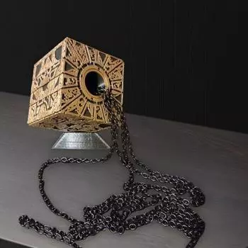 Головоломка с цепью и встроенной системой блокировки. Образовательная вращающаяся головоломка с механическим замком.