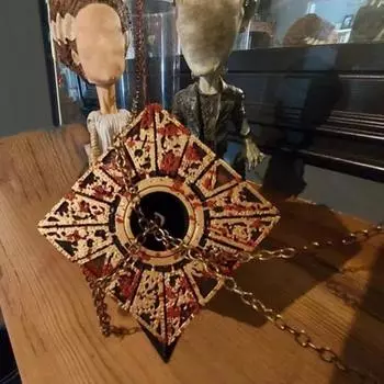 Головоломка с цепью, встроенная система блокировки, обучающая вращающаяся механическая защелка, модель куба-головоломки, украшение для рабочего стола, подарок для детей и взрослых A