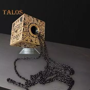 Головоломка с цепью, встроенная система блокировки, обучающая вращающаяся механическая защелка, модель куба-головоломки, украшение для рабочего стола, подарок для детей и взрослых A