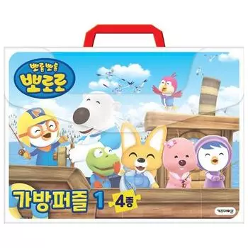 Головоломка с сумкой Поронг Поронг Пороро 1 (4 типа) (2021):, 1 комплект, популярные корейские игрушки