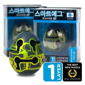 Головоломка Smart Egg Cube 1 этап Lv13 Space Capsule Korea 3d Puzzle