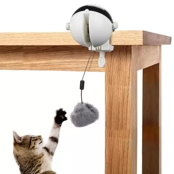 Головоломка Smart Pet Cat Ball Интерактивная игрушка для кошек Тизер Игрушки Электрический автоматический подъемный плюшевый мяч Товары для домашних животных