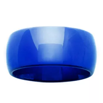 Голубое керамическое кольцо Mineralia - 12 мм