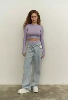 Голубые джинсы с карманами Tansy Ice