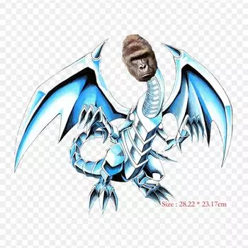 Голубые глаза, белый дракон, Seto Kaiba Yugi Mutou, железные нашивки для одежды, наклейки с аппликацией на одежду, термочувствительная нашивка на заказ