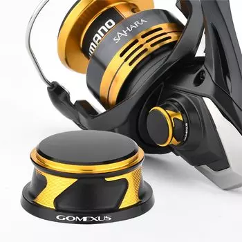 Gomexus DS1 Spinning Handle Cap Daiwa Reel Compatible with Spinning Reel Handle Cap Waterproof Reel Decoration Stella Exist Compatible Daiwa/Shimano