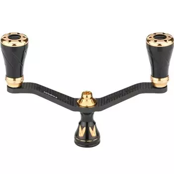 Gomexus FY98 Reel Handle Carbon Daiwa Spinning Reel Compatible Reel Double Handle Gekkabijin Caldia Emeraldas Replacement 98mm