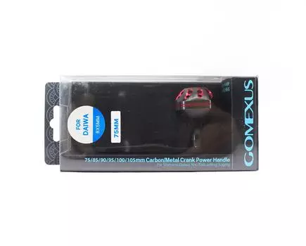 Gomexus LCD75A38BKRD Ручка-приманка Alu Black 75 мм 8x5 мм Daiwa (3612)