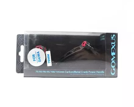 Gomexus LYD70A38BKRD Ручка для спиннинга алюминиевая черная 68 мм Daiwa (4398)