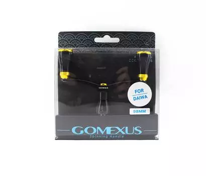 Gomexus MYD98A20BKGD Ручка двойная алюминиевая, черная, 98 мм Daiwa (2028)