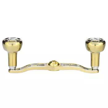 Gomexus Ручка катушки CH120, совместимая с катушкой Shimano Bait, двойная ручка Antares Aldebaran Exsence, двухосевая сменная ручка катушки 120 мм