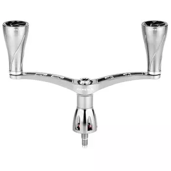 Gomexus Ручка катушки CY98, совместимая с катушкой Shimano Spinning, двойная ручка Stella Naski Twin Power, замена 98 мм