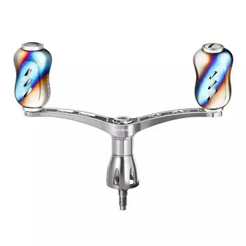 Gomexus Ручка катушки CY98, совместимая с катушкой Shimano Spinning, двойная ручка Stella Naski Twin Power, замена 98 мм