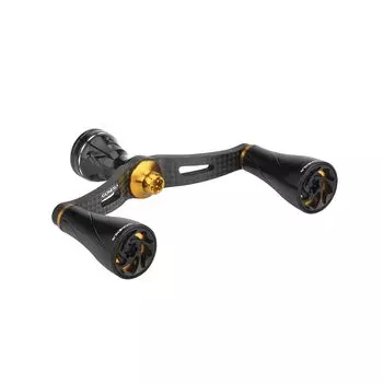 Gomexus Ручка катушки FY82 из карбона, совместимая с катушкой Daiwa Spinning Reel, двойная ручка Gekkabijin Caldia Emeraldas, сменная 82 мм