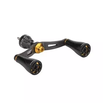 Gomexus Ручка катушки FY82 из углеродного волокна, совместимая с катушкой Shimano Spinning, двойная ручка Soare Vanford Twin Power, замена 82 мм