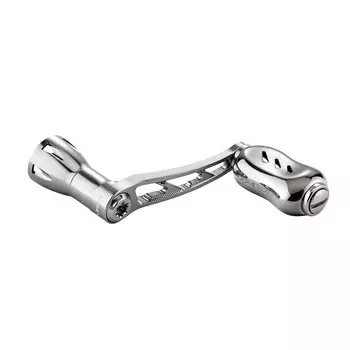 Gomexus Ручка одинарная 50 мм титановая ручка для катушки 22 мм алюминиевая с катушкой Shimano Daiwa Spinning Reel совместимая с Daiwa - 50 мм, полностью серебристая