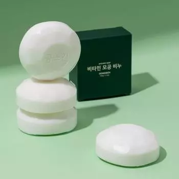 Gongskin Vitamin Pore Soap Успокаивающее увлажняющее средство для устранения проблем с порами, 5 шт., 100 г
