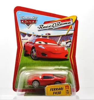 Гонка MATTEL Orama Гонка Mattel Orama Disney-PIXAR ТАЧКИ №21 FERRARI F430 ТАЧКИ №21 Ferrari F430