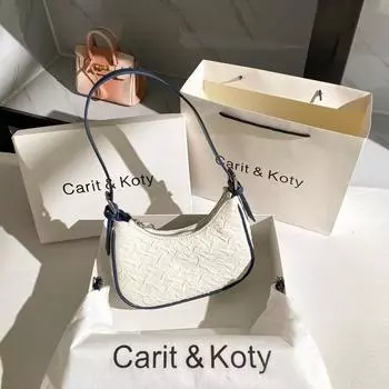 Гонконг MrCKJHOSEl Популярная летняя плиссированная сумка через плечо в форме полумесяца для женщин