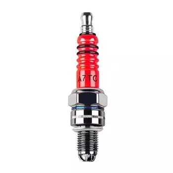 Гоночная 3-электродная свеча зажигания A7tc для 50cc 110cc 125cc 150cc Atv Scooter Dirt Bike Go Kart 1 pcs