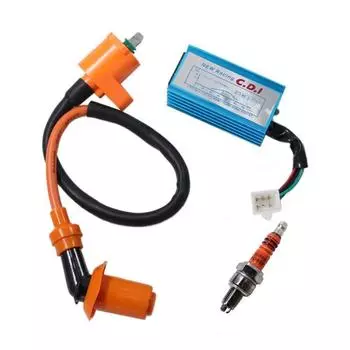 Гоночная катушка зажигания Свеча зажигания AC Cdi Для скутера Gy6 Картинг 150/125/50cc Квадроцикл