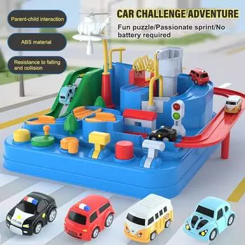 Гоночная модель вагона развивающие игрушки для детей трек поезд мозг приключения механик Z3Y4 1xcar random-onesize