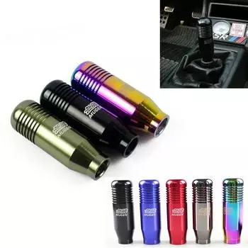 Гоночная ручка переключения передач Mugen Ручки переключения передач для Honda Acura M10x1.5 Black Neo Chrome Titanium 8.5CM чёрный