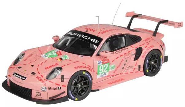 Гоночная серия 911 RSR 2018 Le Mans 24 Hours Class Winner Пластиковая модель PN24040 Platz/NuNu 1/24 (Тип 991)