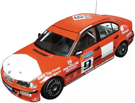 Гоночная серия BMW 320i E46 DTCC 2001 Winner Belt Пластиковая модель PN24007PH Platts/NuNu 1/24 с сиденьем