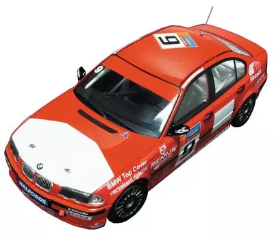 Гоночная серия BMW 320i E46 DTCC Touring Car Race 2001 Победитель с защитным листом Пластиковая модель PN24007MSK Platts/NuNu 1/24