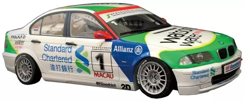 Гоночная серия BMW 320i E46 DTCC Touring Car Race 2001 Winner Water 2003 Macau Gear Race Наклейка в комплекте Пластиковая модель PN24007SK Platts/NuNu 1/24