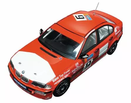 Гоночная серия BMW 320i E46 DTCC Touring Car Race 2001 Победитель с защитным листом Пластиковая модель PN24007MSK Platts/NuNu 1/24