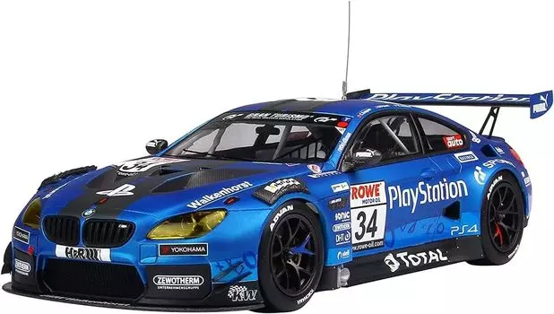 Гоночная серия BMW M6 GT3 2016 Nurburgring 24 Hour Race PS Пластиковая модель PN24027 Platz/NuNu 1/24 (Машина)